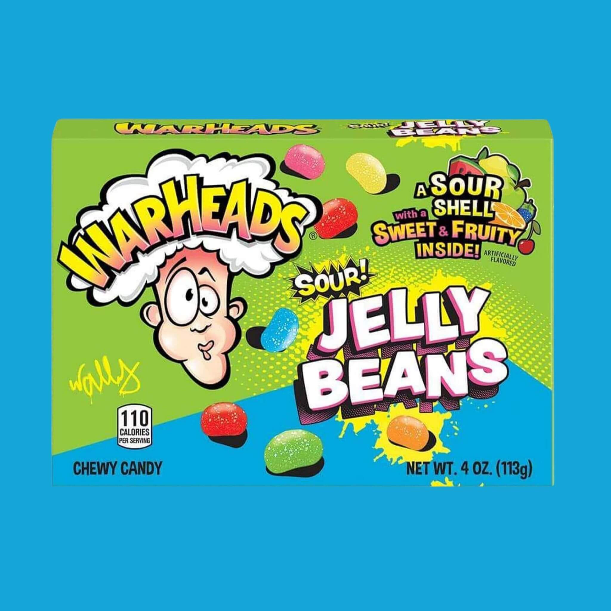 Warheads Sour Jelly Beans Box