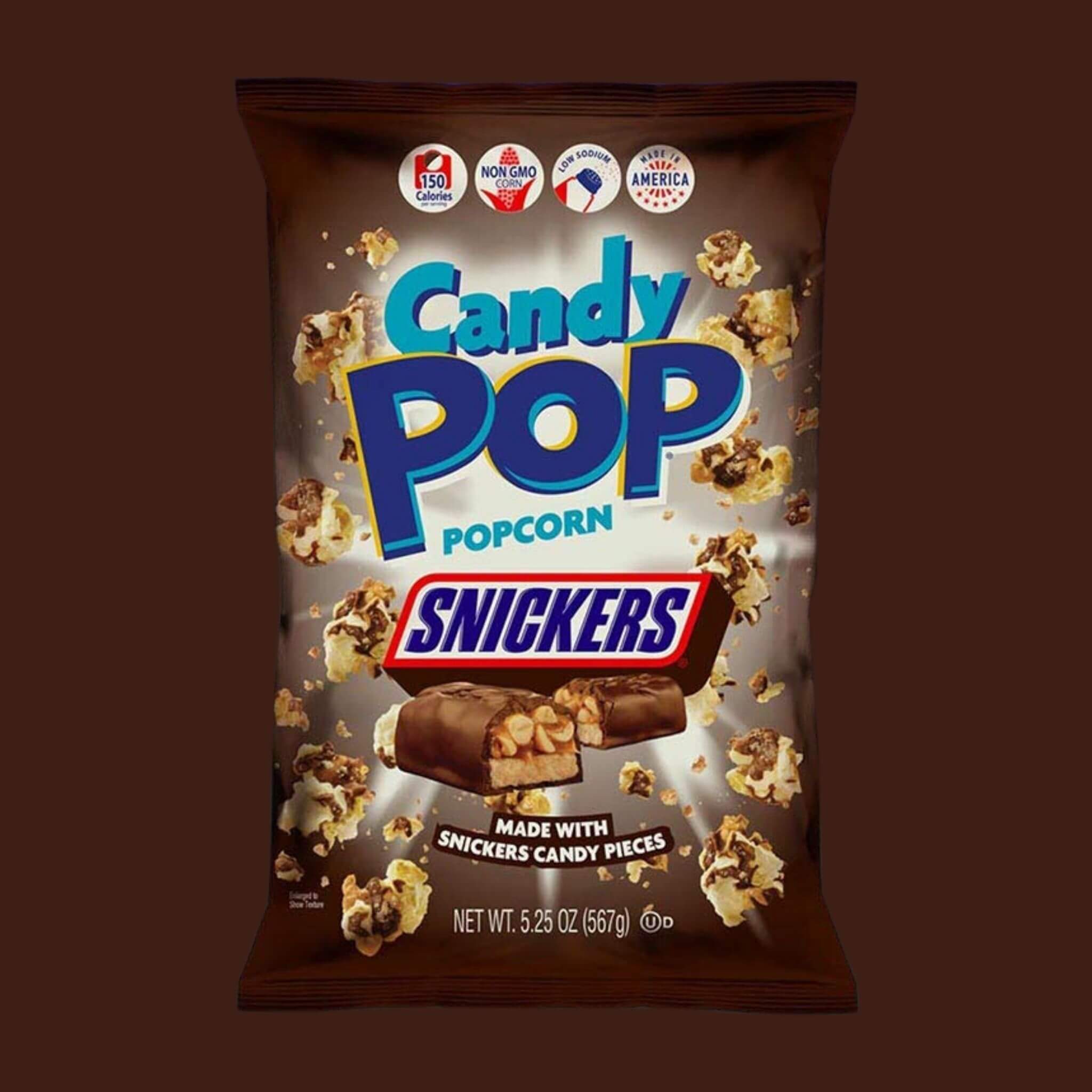 Candy Pop Popcorn Snickers