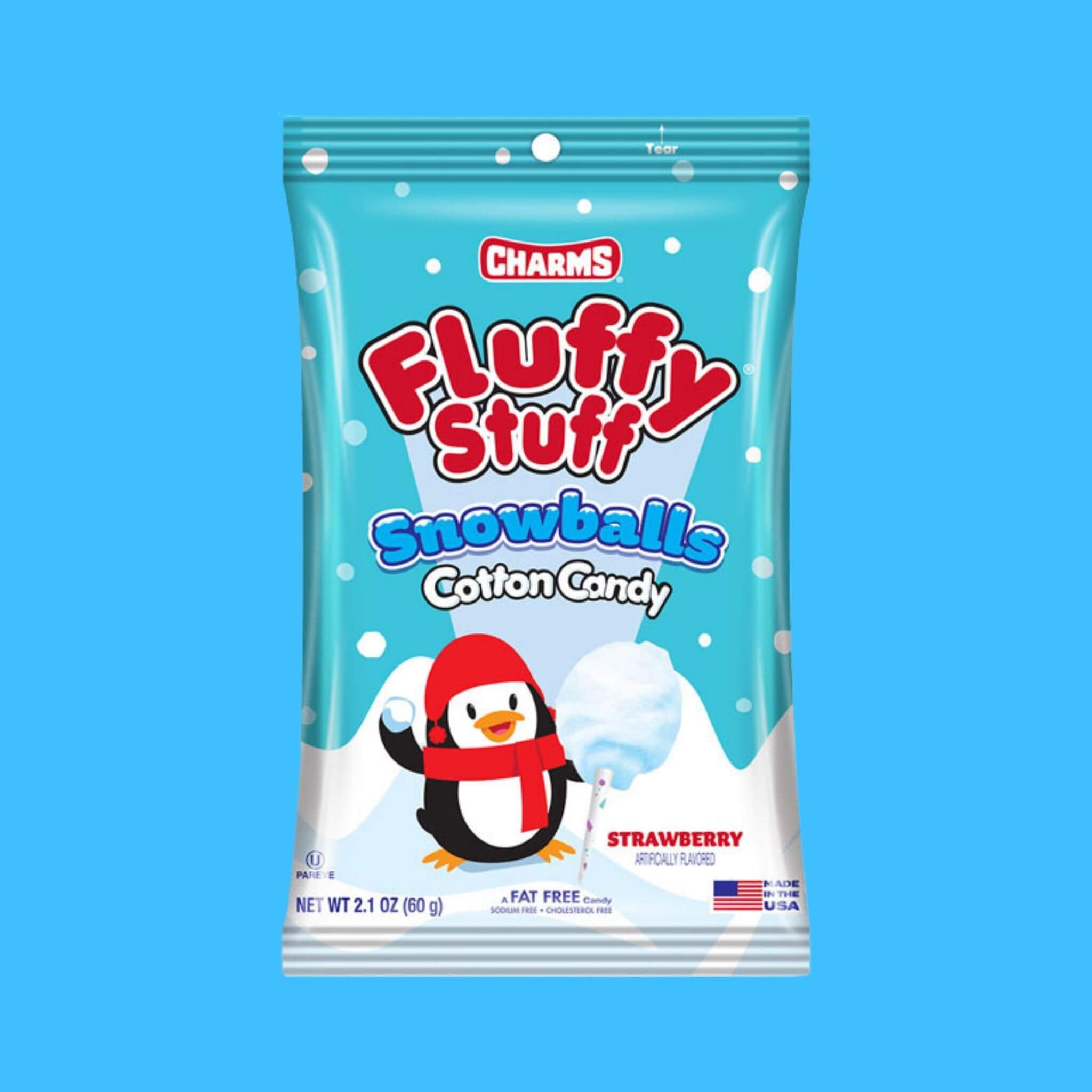 Charm's Fluffy Stuff Snowballs Cotton Candy