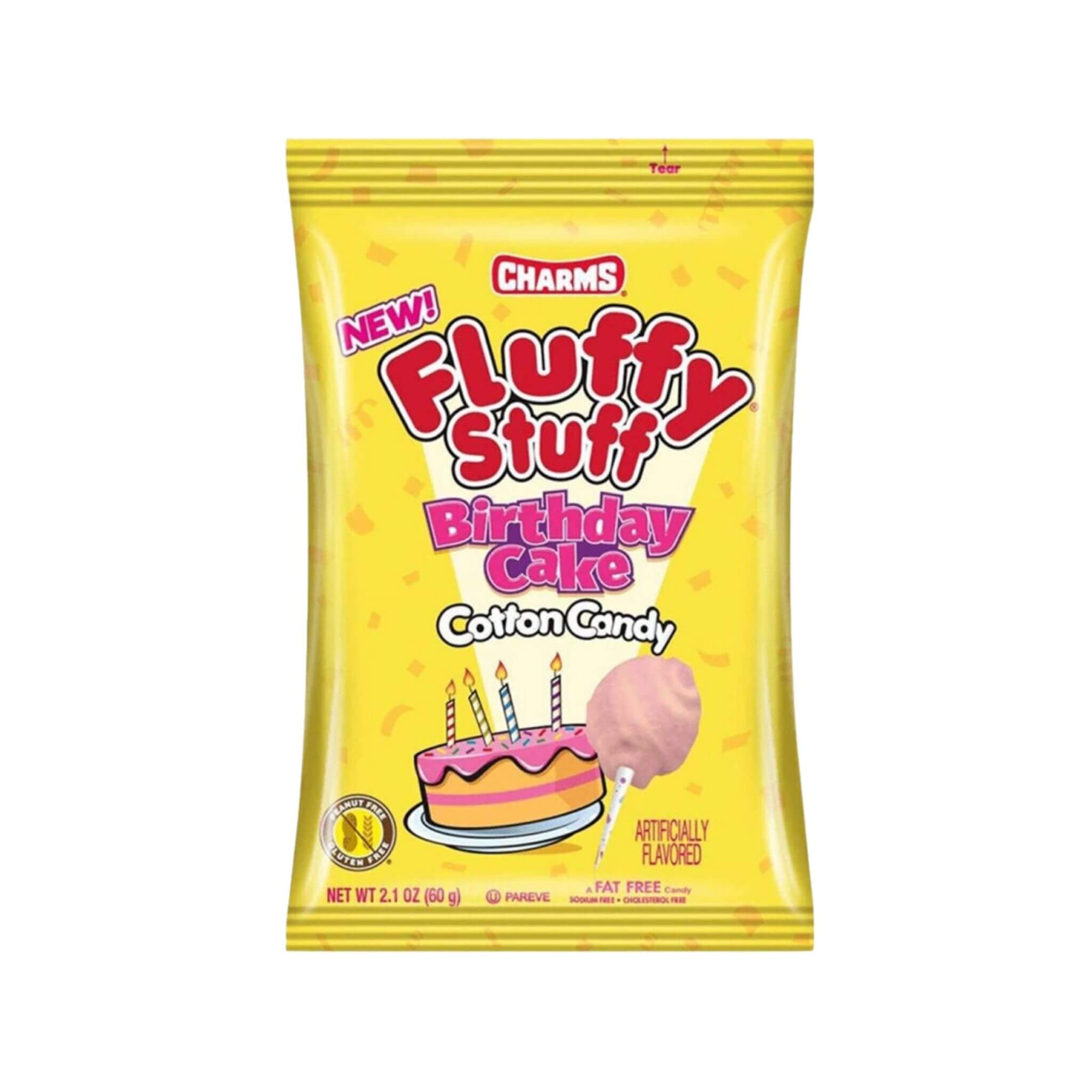 Charm's Fluffy Stuff Birthday Cake Cotton Candy