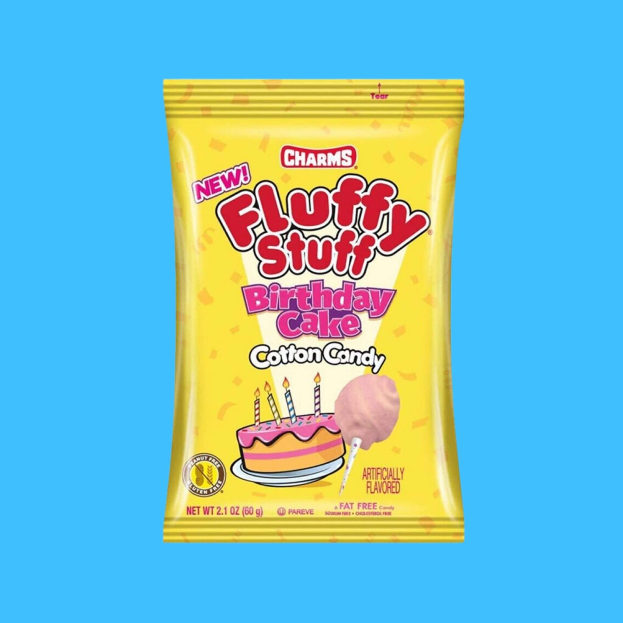 Charm's Fluffy Stuff Birthday Cake Cotton Candy