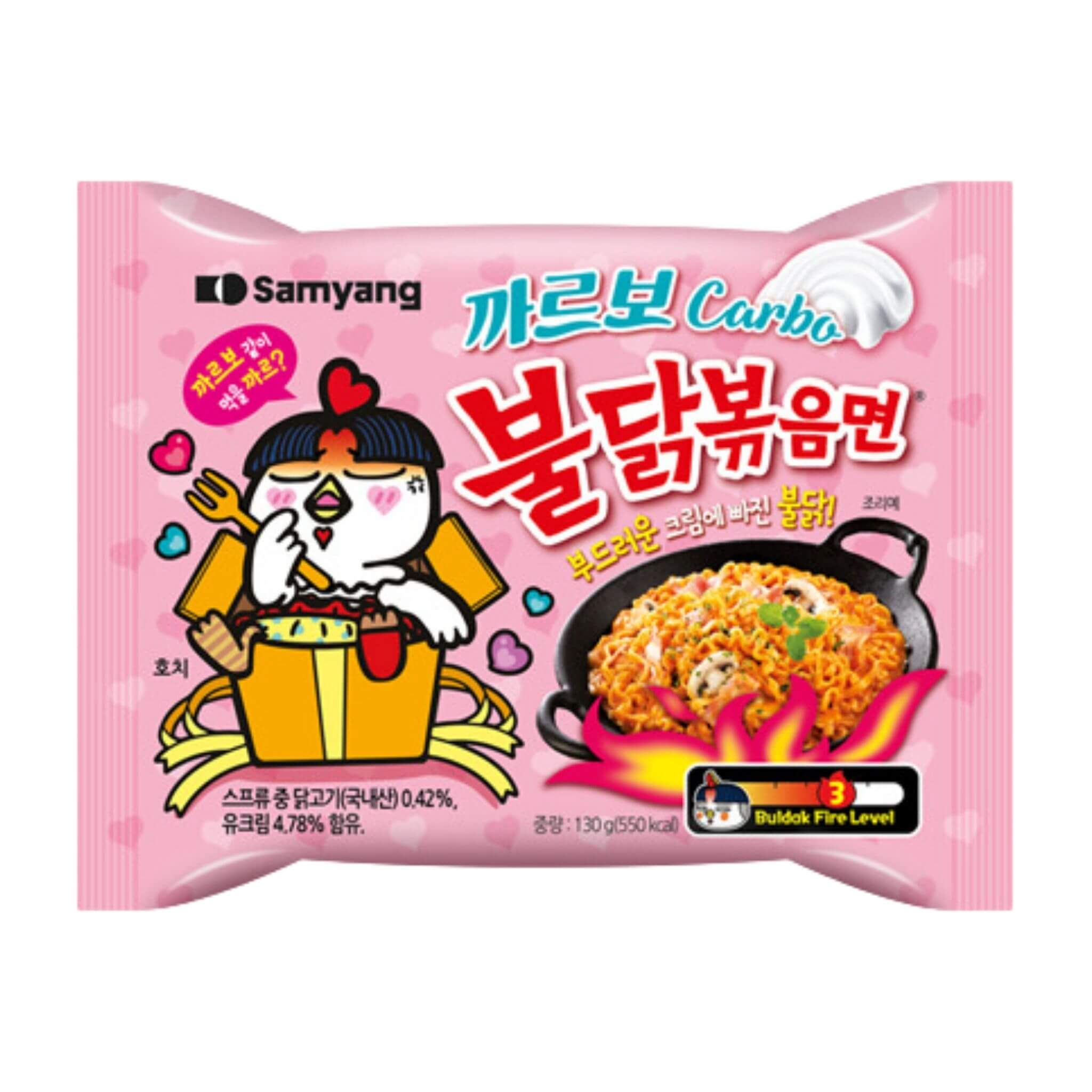 Samyang Buldak Ramen Hot Chicken Carbonara