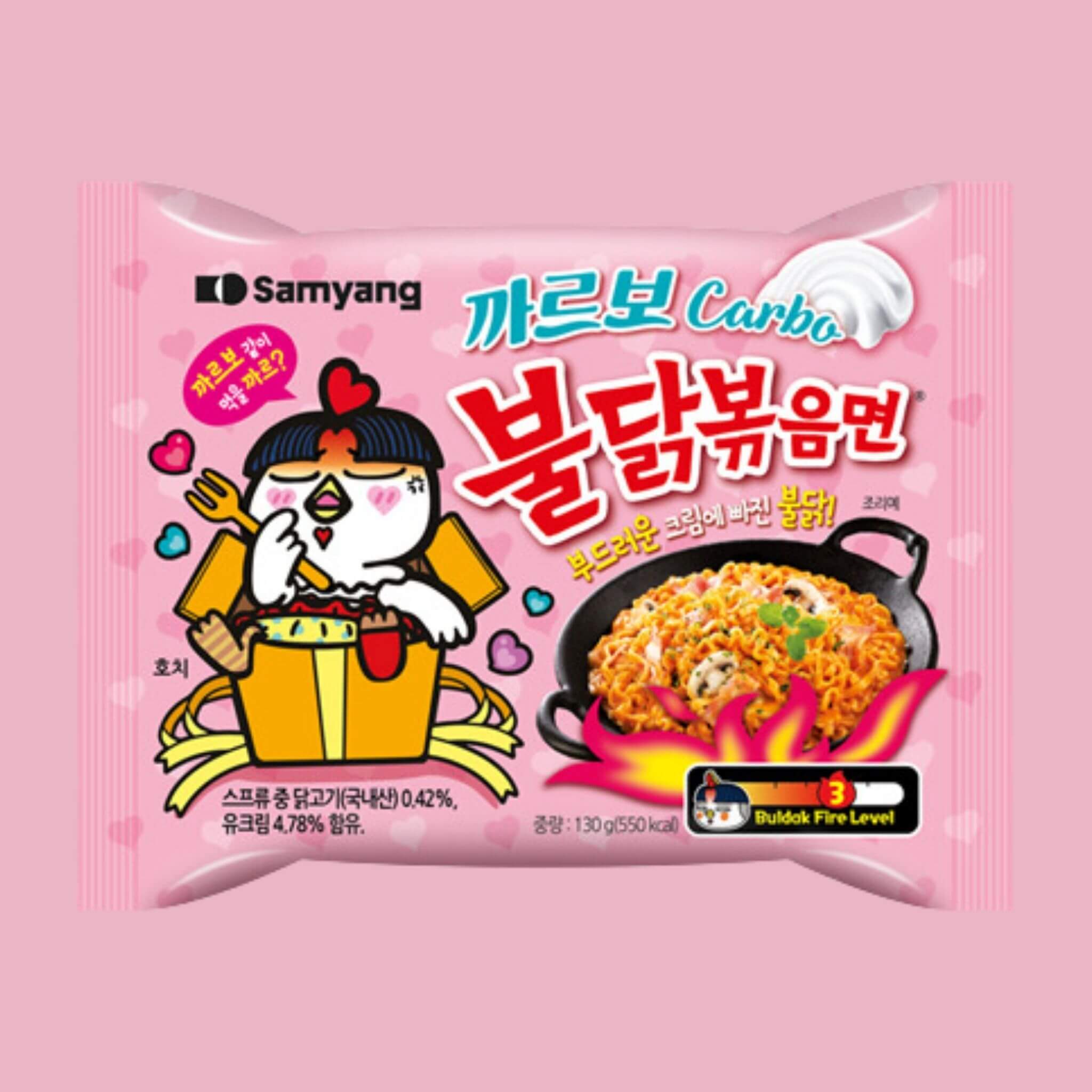 Samyang Buldak Ramen Hot Chicken Carbonara
