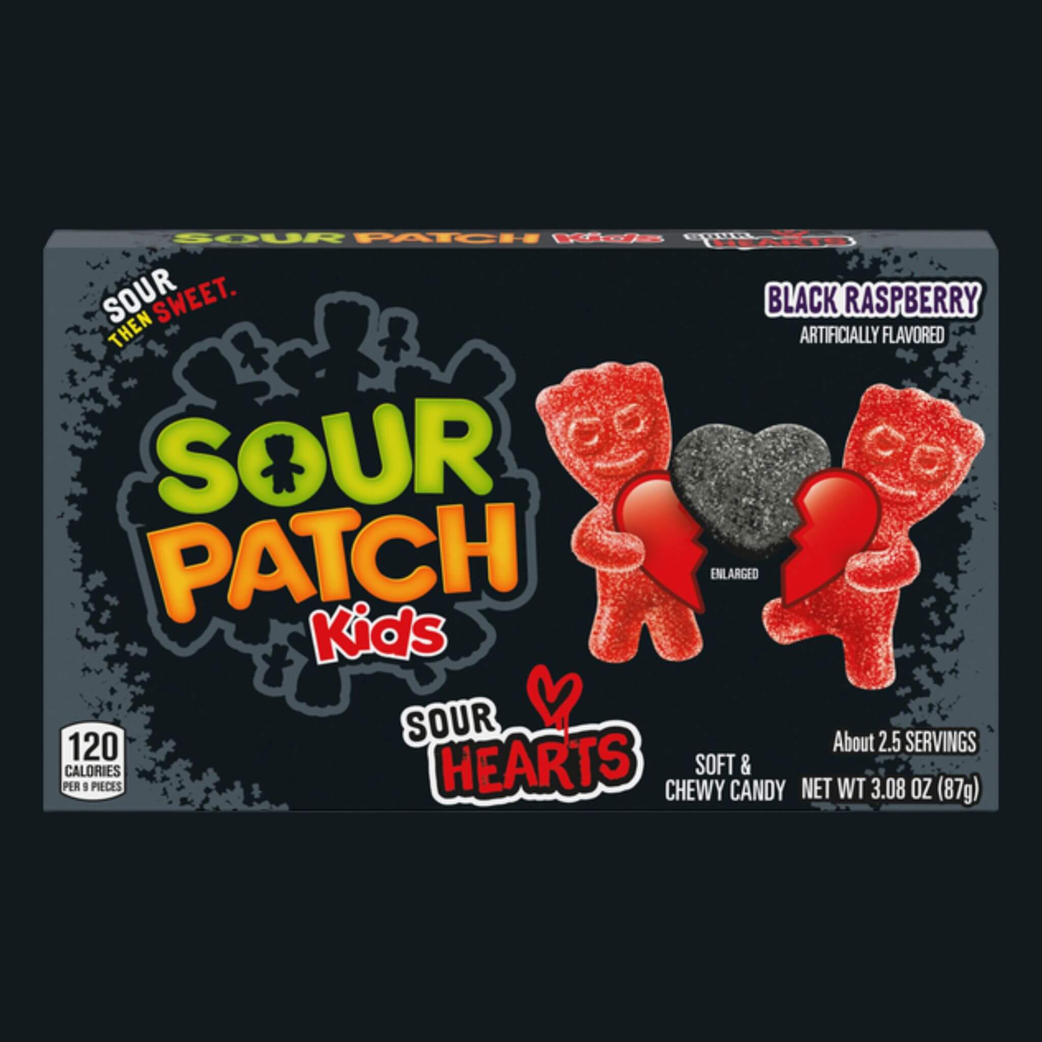 Sour Patch Black Raspberry Hearts Box