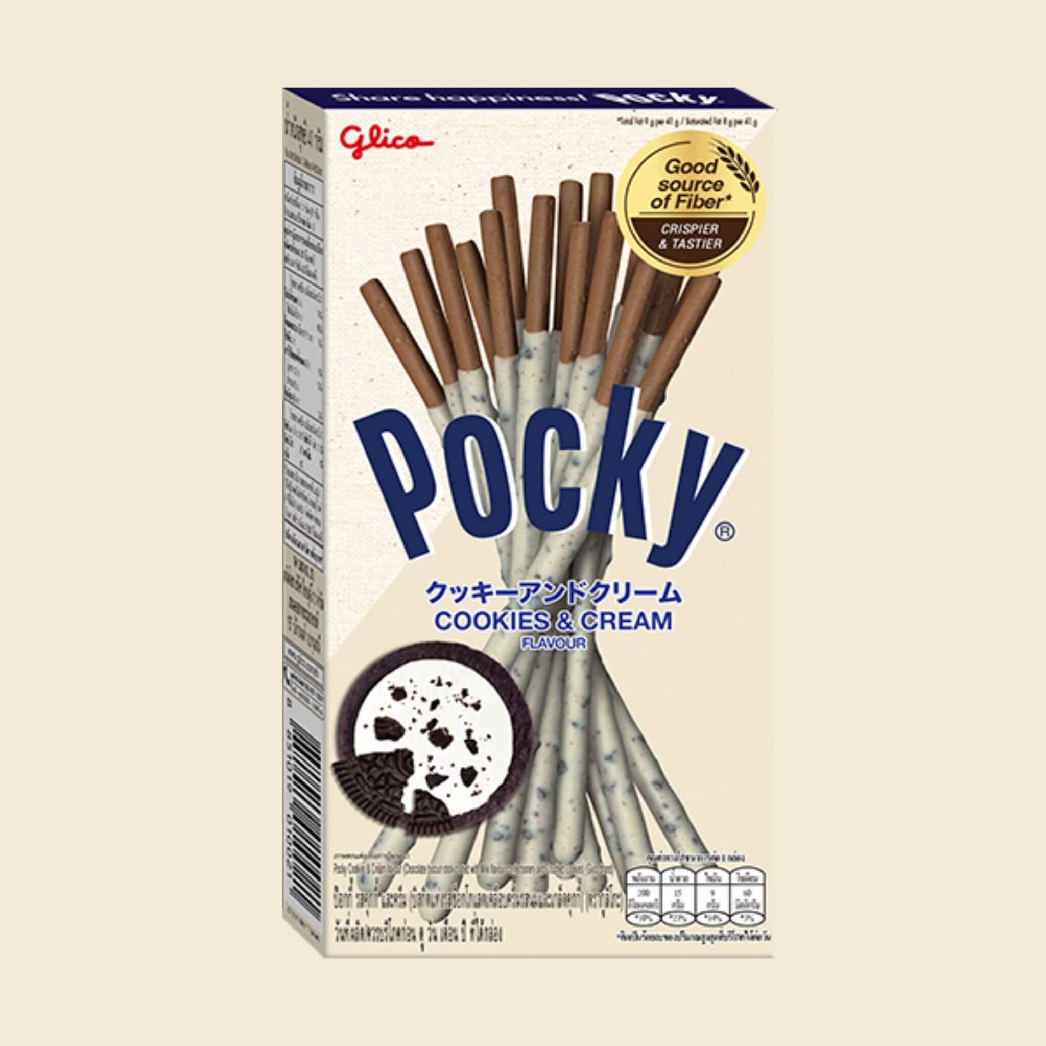 Pocky Cookies and Cream
